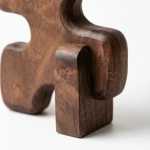 Umay No:1 Walnut Sculpture - 3