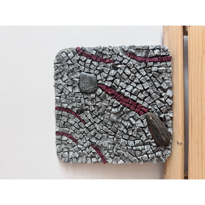 Lithos | Traces of Nature - Handmade Luxury Stone Mosaic 20x20 Cm - 2