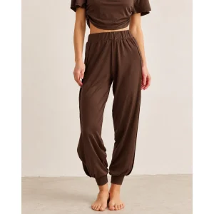 Brown Yoga Pants - 1