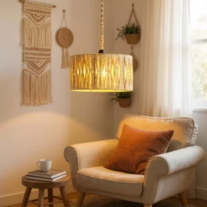 Jute Rope Pendant Lamp - 3