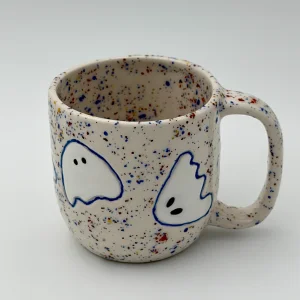 Confetti Ghosts Handmade Ceramic Mug - 2