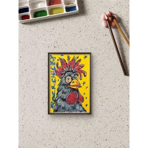 Rock Chicky Animal Series Orijinal Resim - 3