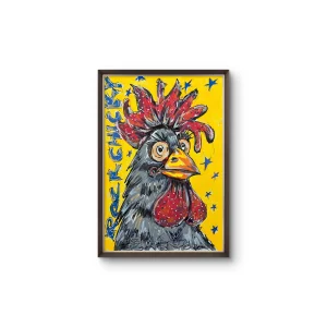 Rock Chicky Animal Series Orijinal Resim - 1