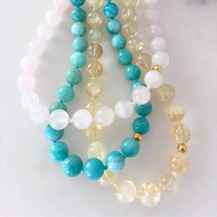 Rose Quartz Thursday Club Necklace - 4