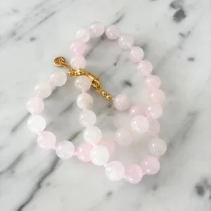 Rose Quartz Thursday Club Necklace - 3