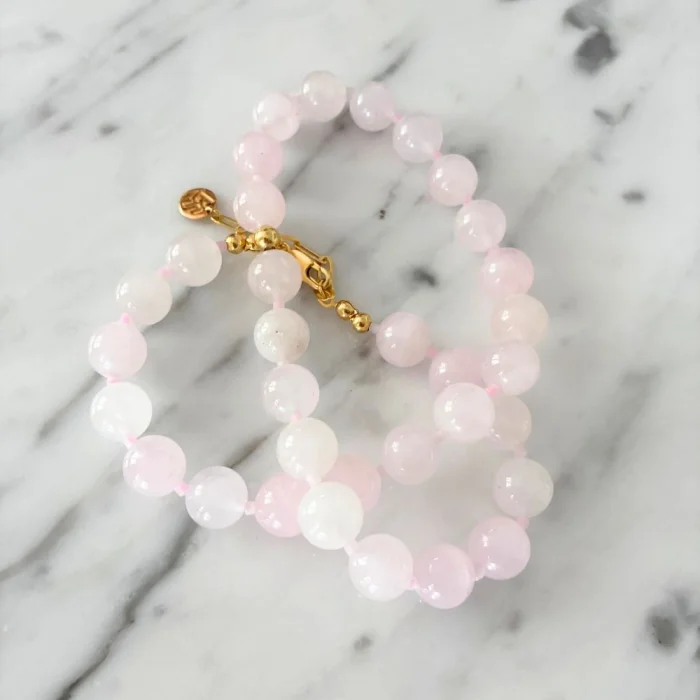 Rose Quartz Thursday Club Necklace - 3