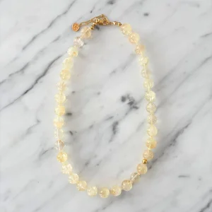 Thursday Club Citrine & Ethiopian Fire Opal Limited Edition Necklace - 1