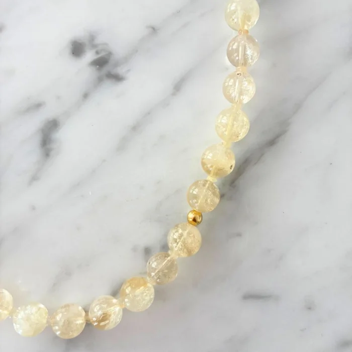 Thursday Club Citrine & Ethiopian Fire Opal Limited Edition Necklace - 4