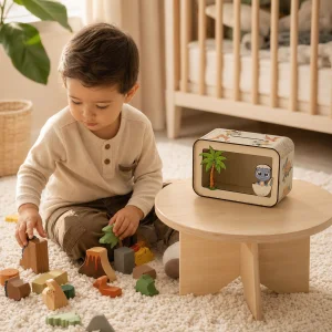 Dino Dreams Dinozor Temalı Ahşap Çocuk Kumbarası - 2