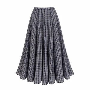 Glend Plaid Skirt - 1