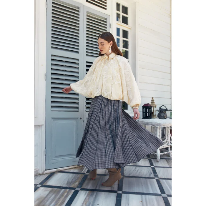 Glend Plaid Skirt - 3