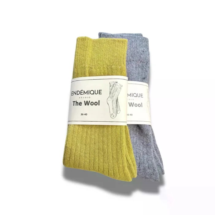 The Wool Teal Green Yün Çorap - 4