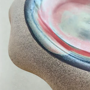 Amber Stoneware Presentation Plate - 7