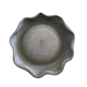 Amber Stoneware Presentation Plate - 6