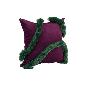 Lola Velvet Purple Cushion - 2