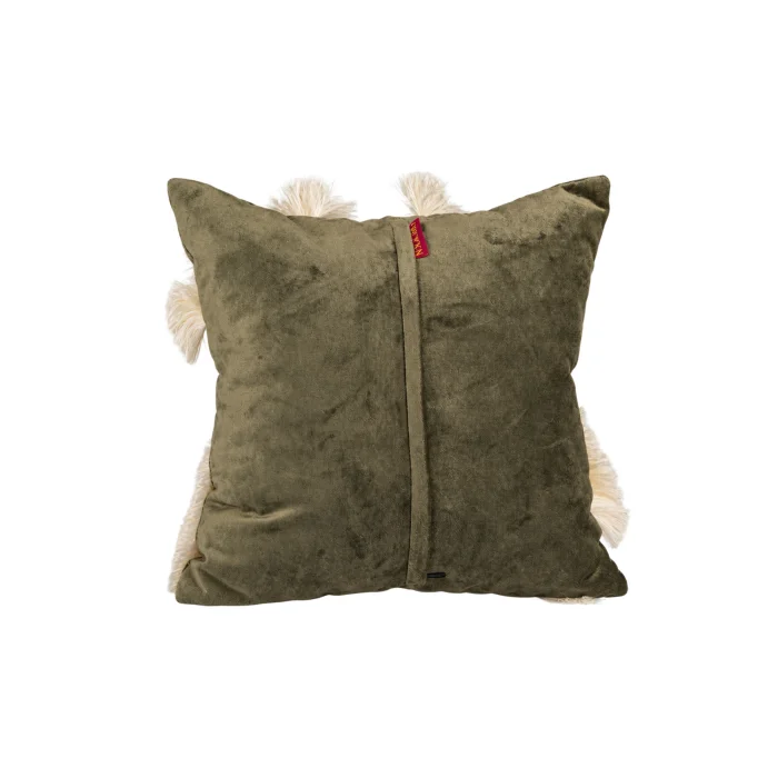 Lola Green Velvet Cushion - 3