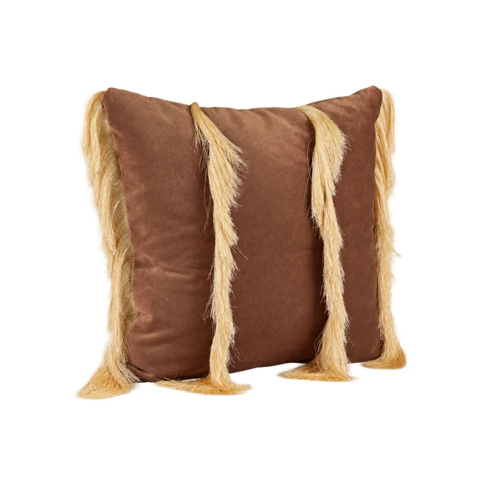 Tasseled Mink Cushion - 2