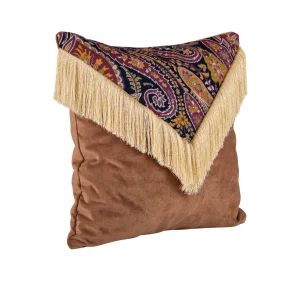 Sienna Paisley Velvet Cushion Cover - 2