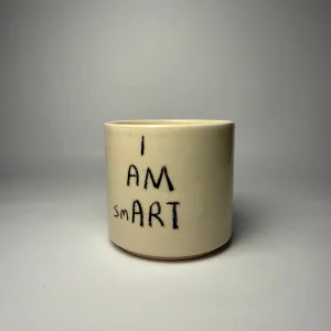 I Am Smart El Yapımı Seramik Kupa - 6