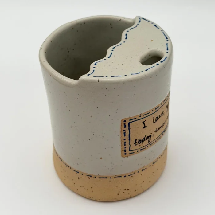 Mom Themed Stoneware To Go Mug - 2
