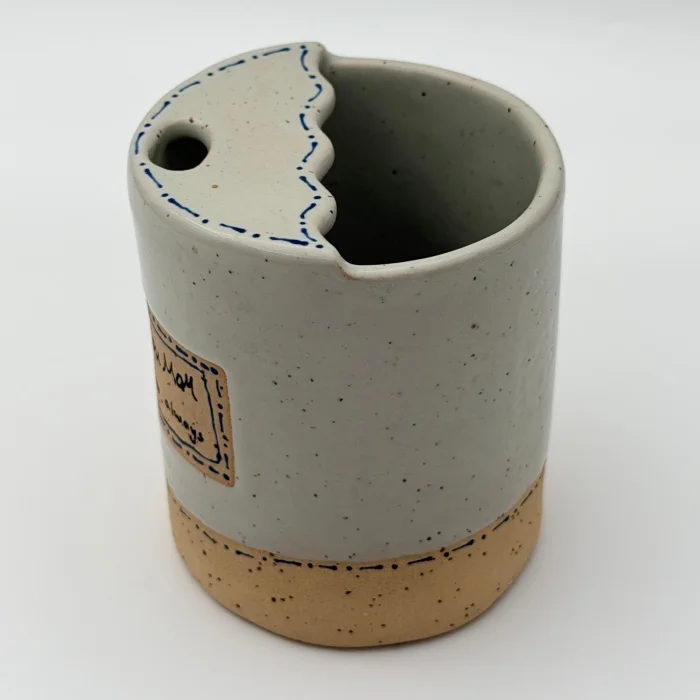 Mom Themed Stoneware To Go Mug - 3