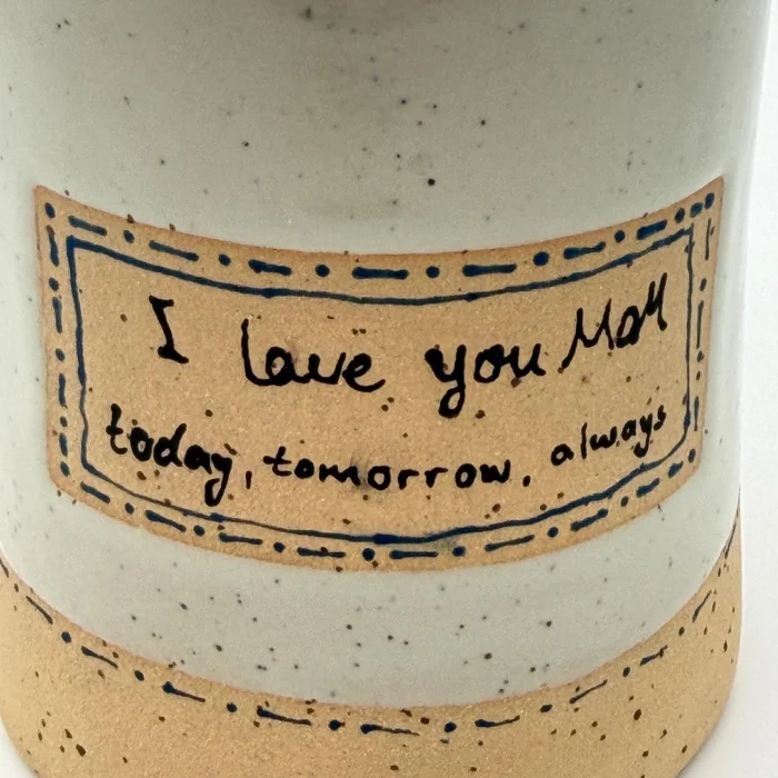 Mom Themed Stoneware To Go Mug - 6