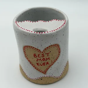 Anne Temalı Best Mom Ever Stoneware To Go Kupa - 1