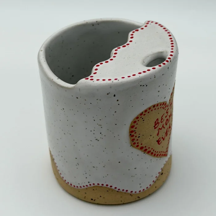 Anne Temalı Best Mom Ever Stoneware To Go Kupa - 2