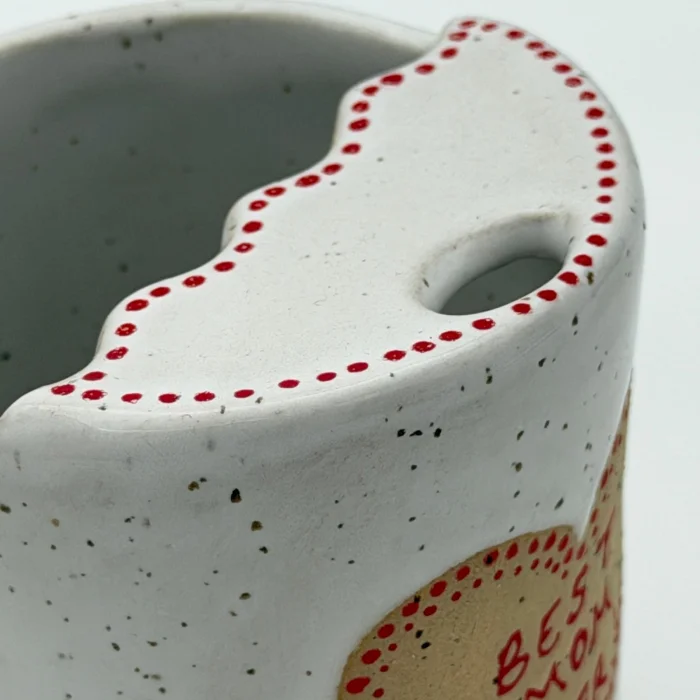 Anne Temalı Best Mom Ever Stoneware To Go Kupa - 5
