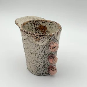 Pembe Noktalı Kahve Kupası - 1
