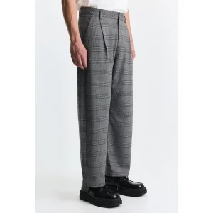 Barrel Fit Ekose Pantolon - 1