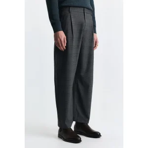 Barrel Fit Ekose Pantolon - 2