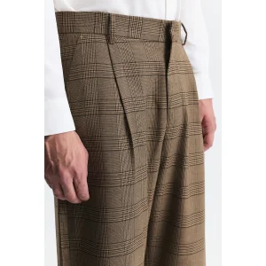 Barrel Fit Ekose Pantolon - 4