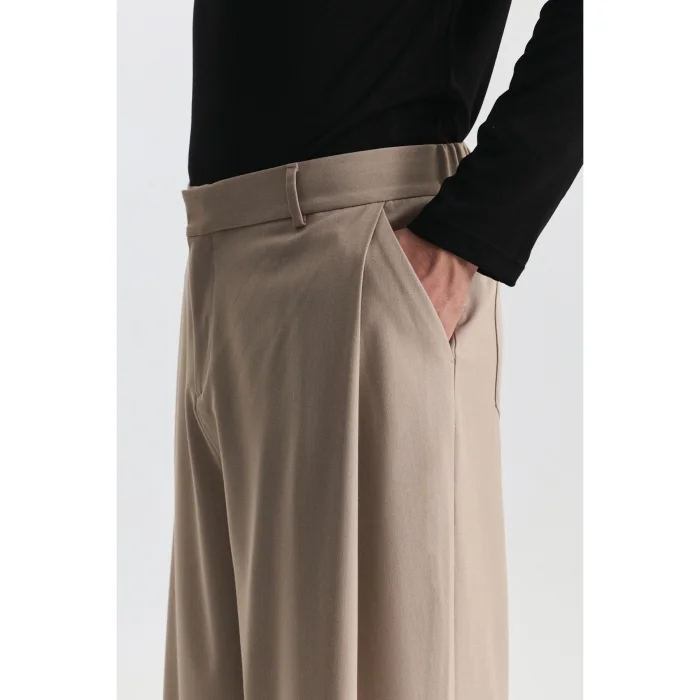 Barrel Fit Bel Lastikli Pantolon - 3