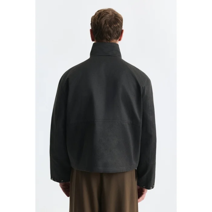 Crop Fit High Neck Jacket - 2