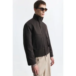 Crop Fit High Neck Jacket - 3