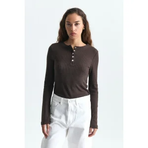 Henley Knit T-shirt - 1