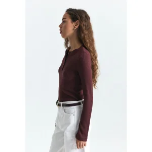 Henley Rib-Knit T-shirt - 4