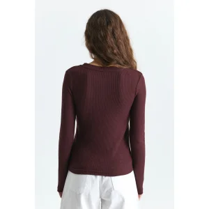 Henley Rib-Knit T-shirt - 3