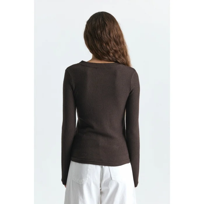 Henley Rib-Knit T-shirt - 5