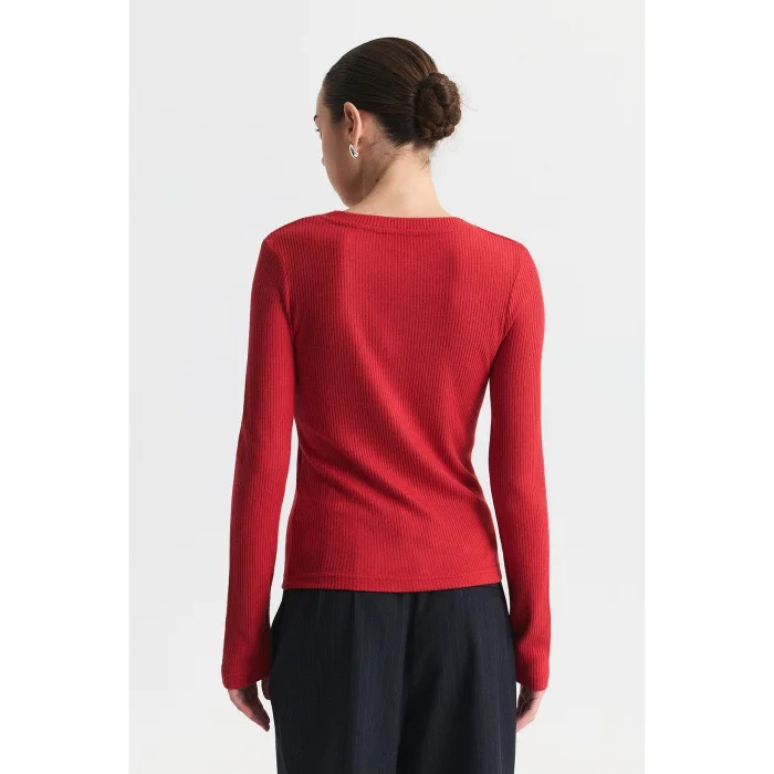 Henley Rib-Knit T-shirt - 3