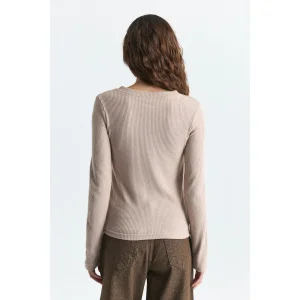 Henley Rib-Knit T-shirt - 4