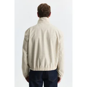 Check High Neck Jacket - 2