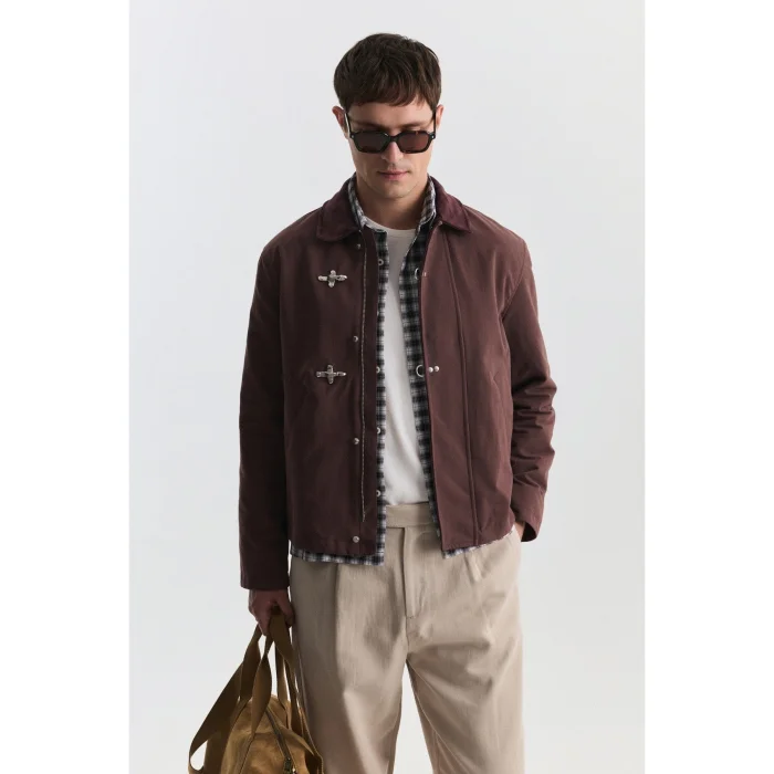 Metal Ornamental Button Regular Fit Jacket - 2