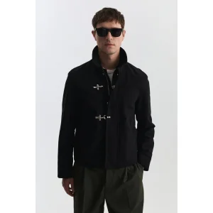 Metal Ornamental Button Regular Fit Jacket - 2
