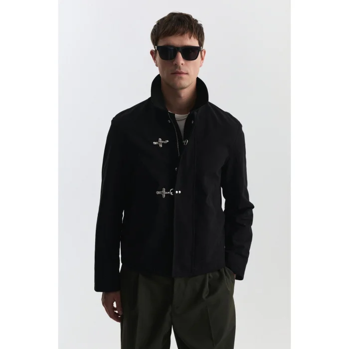 Metal Ornamental Button Regular Fit Jacket - 2