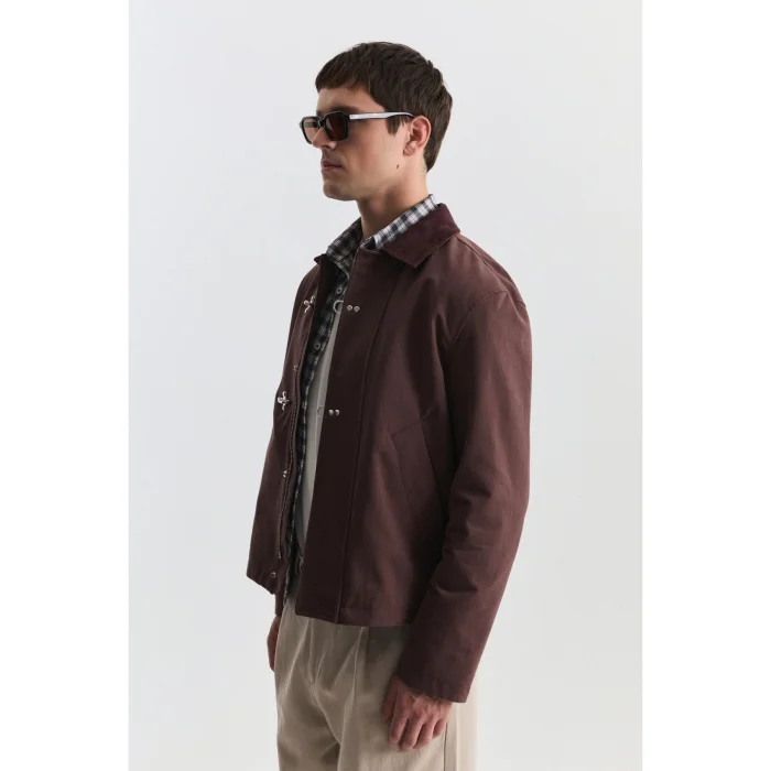 Metal Ornamental Button Regular Fit Jacket - 3
