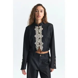 Lace Detailed Short Jacket - 2