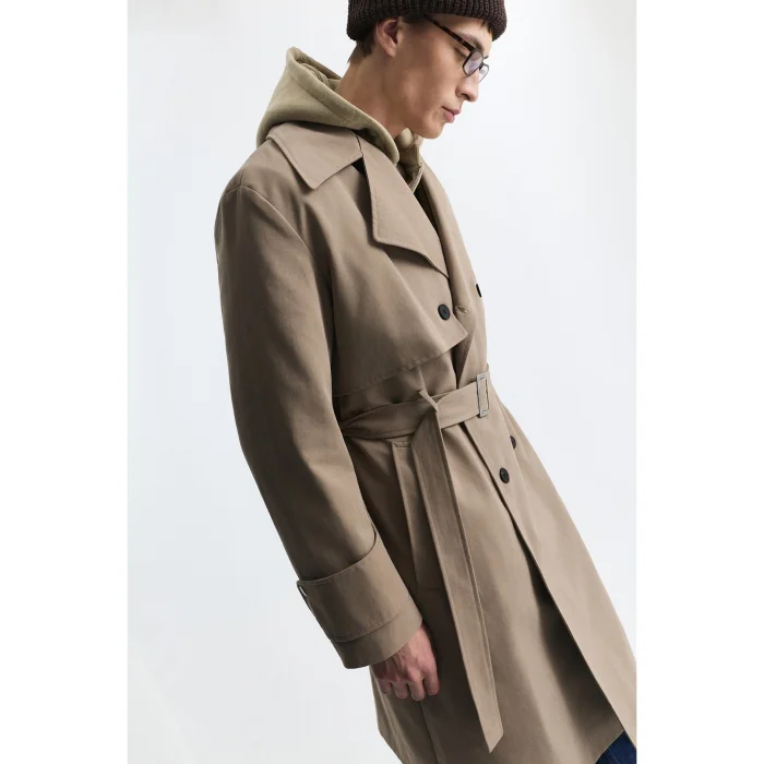 Relax Fit Men's Trench Coat - 4