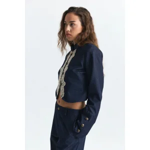 Lace Detailed Short Jacket - 6